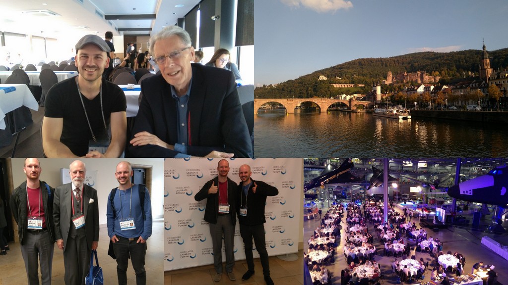 Markus and Jan of Mooqita at the Heidelberg Laureate Forum 2017.